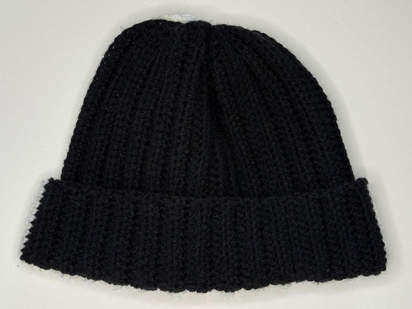 Black/White Double Bun hat
