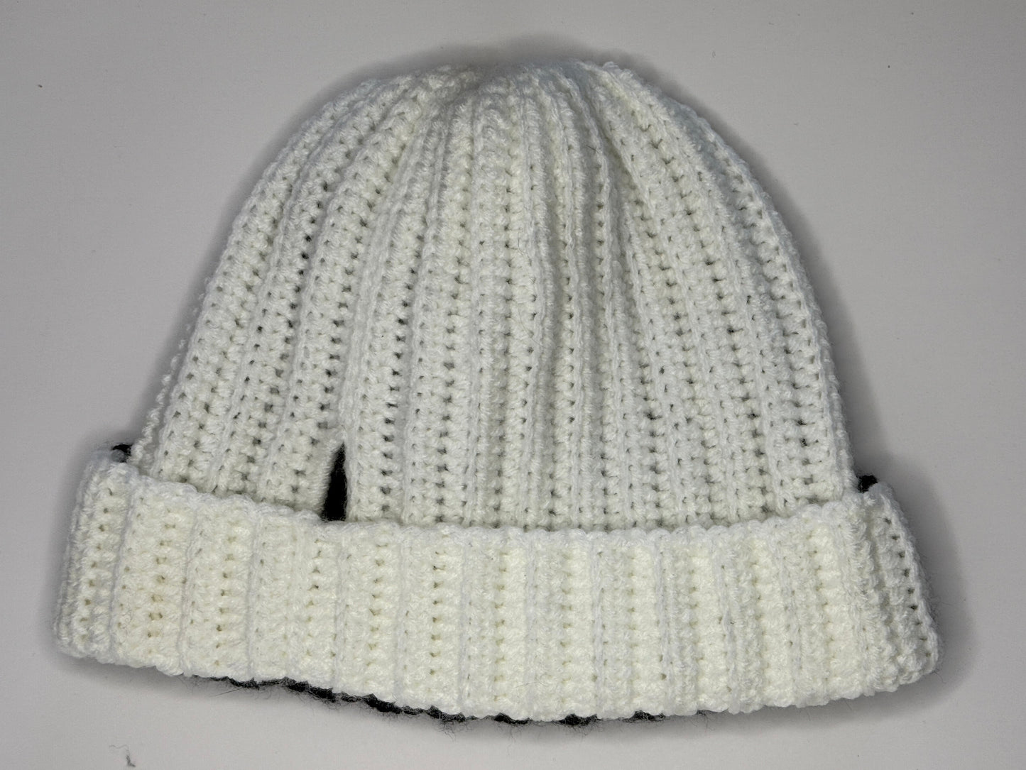 Black/White Double Bun hat